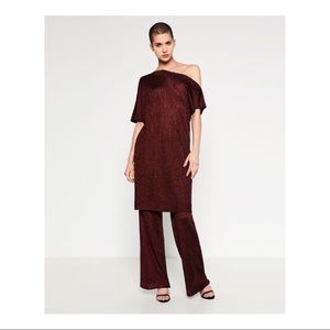 ⭐️HP⭐️ NWT ZARA KNIT COLLECTION ASYMMETRICAL TUNIC